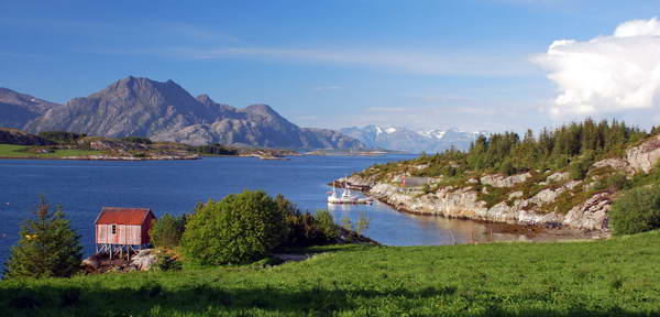 pobřeží středního Norska, kraj Nordland