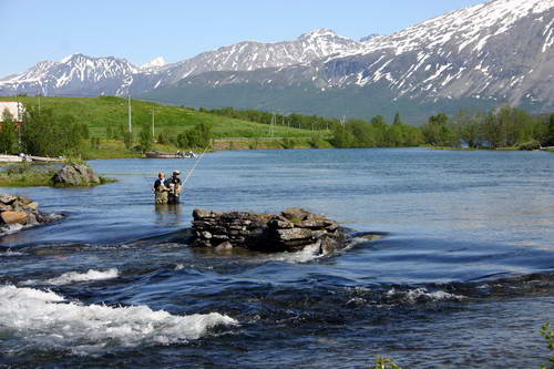 řeka v severním Norsku, kraj Troms